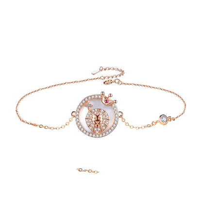 Sterling Silver Twelve Constellations Bracelet for Women