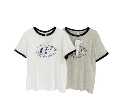 Love Graphic Crop Top - White Short Sleeve T-Shirt