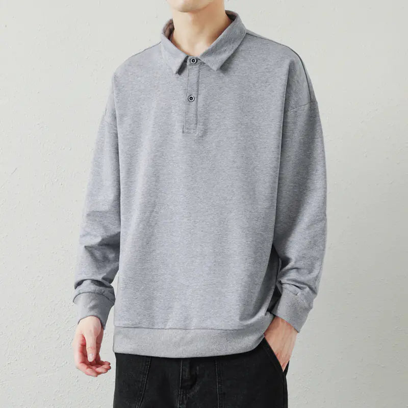 Men's Casual Vintage Long Sleeve Sports T-shirt Hoodies