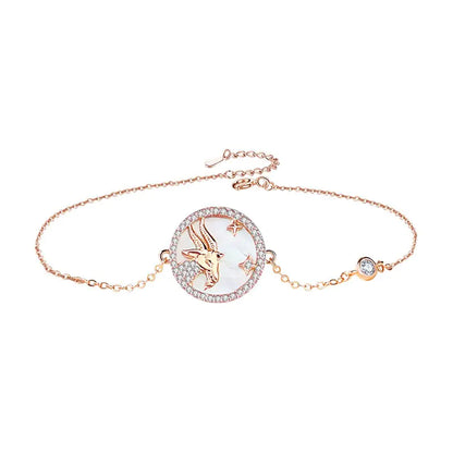 Sterling Silver Twelve Constellations Bracelet for Women