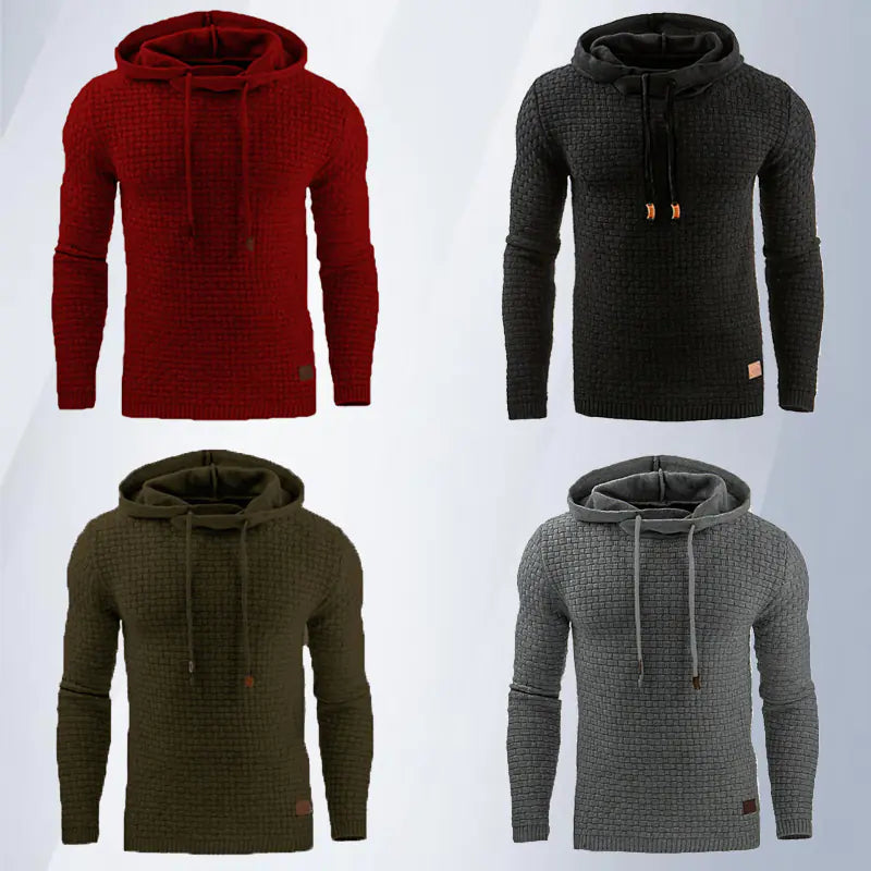 Slim Fit Men's Hoodies - Casual Sportswear Pullover