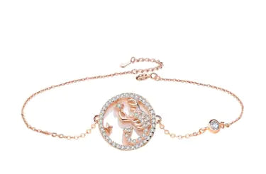 Sterling Silver Twelve Constellations Bracelet for Women