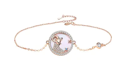 Sterling Silver Twelve Constellations Bracelet for Women