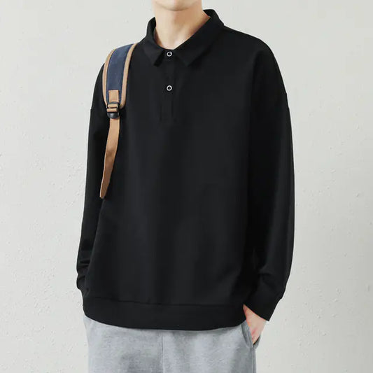 Men's Casual Vintage Long Sleeve Sports T-shirt Hoodies