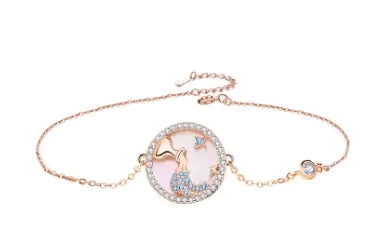 Sterling Silver Twelve Constellations Bracelet for Women