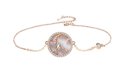 Sterling Silver Twelve Constellations Bracelet for Women