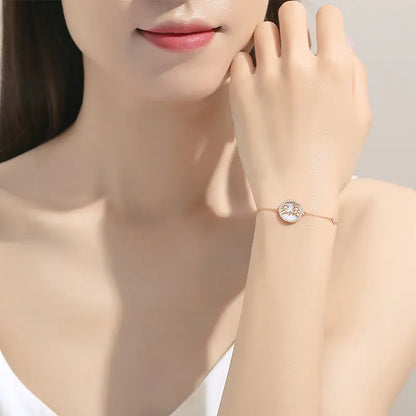 Sterling Silver Twelve Constellations Bracelet for Women