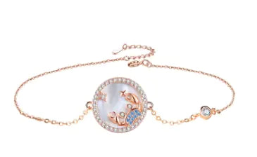 Sterling Silver Twelve Constellations Bracelet for Women