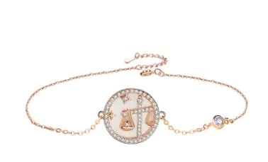 Sterling Silver Twelve Constellations Bracelet for Women